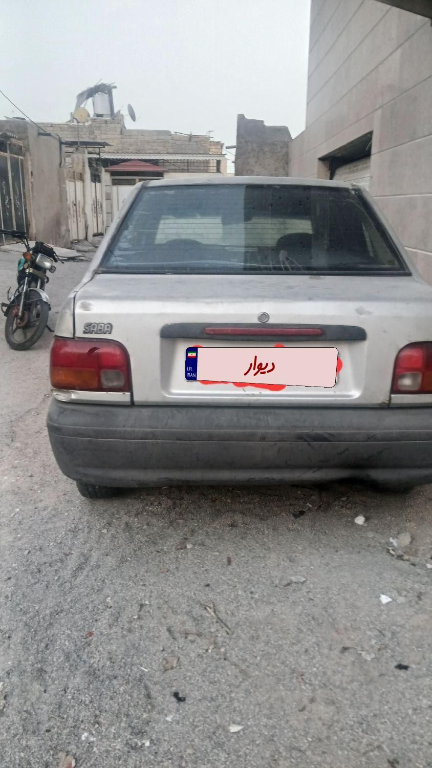 پراید صبا بنزینی - 1387
