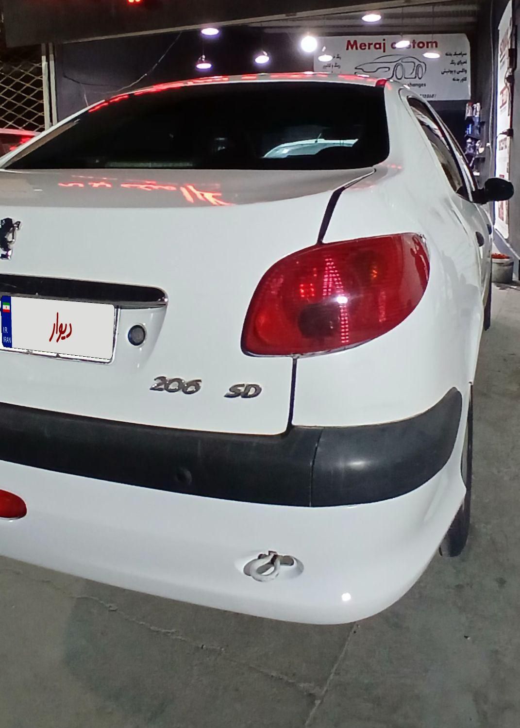 پژو ۲۰۶ صندوق دار v8 - 1394