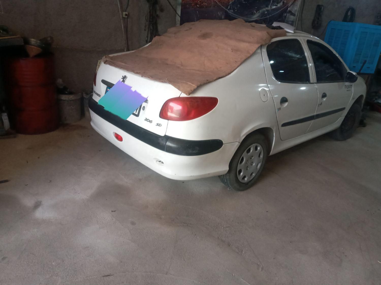 پژو ۲۰۶ صندوق دار v20 - 1388