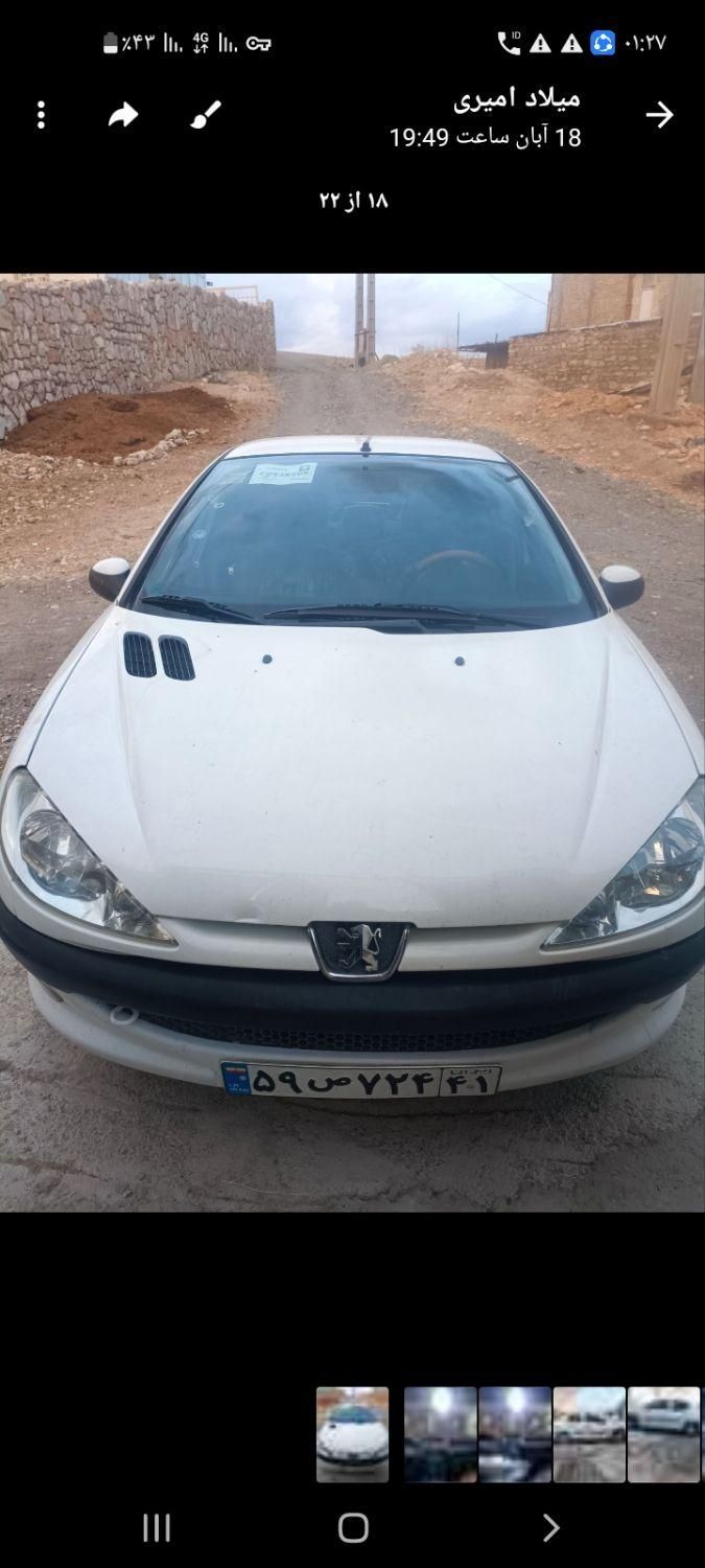 پژو ۲۰۶ صندوق دار v8 - 1395