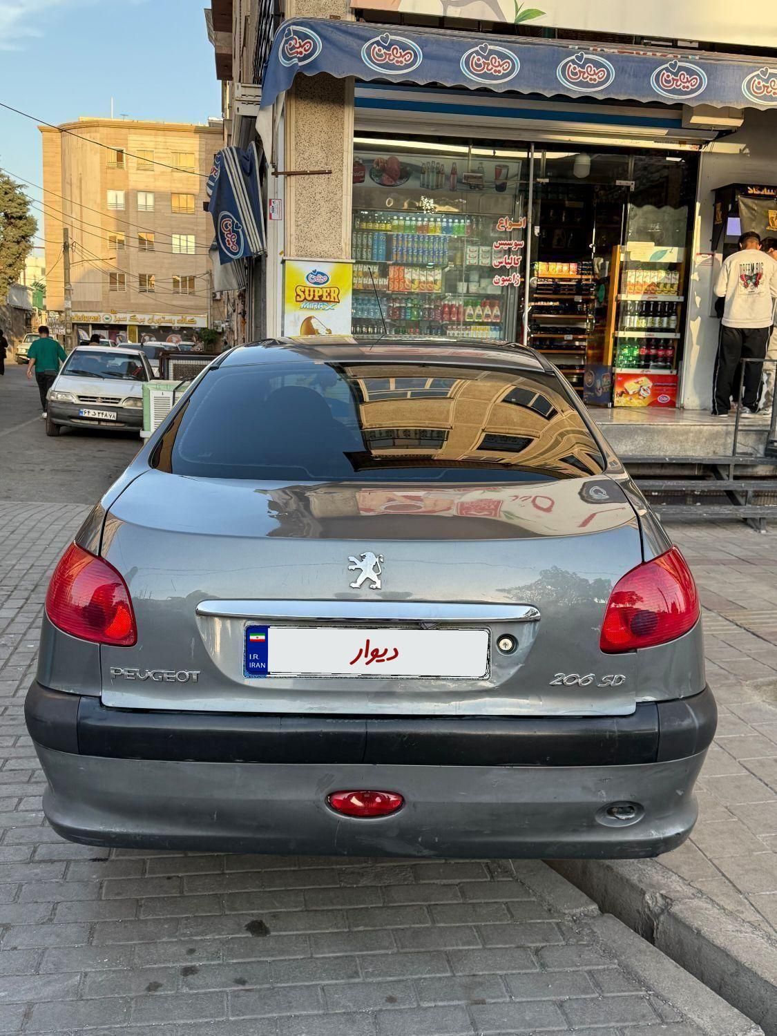 پژو ۲۰۶ صندوق دار v8 - 1386