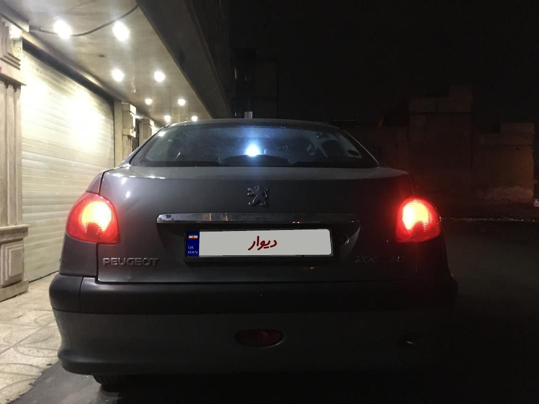 پژو ۲۰۶ صندوق دار v8 - 1388