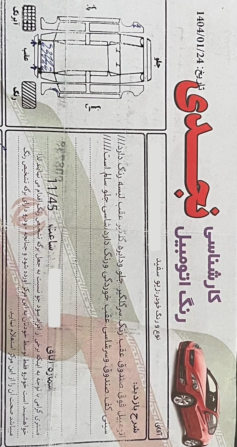 کیا ریو هاچ بک فول UB - 2015