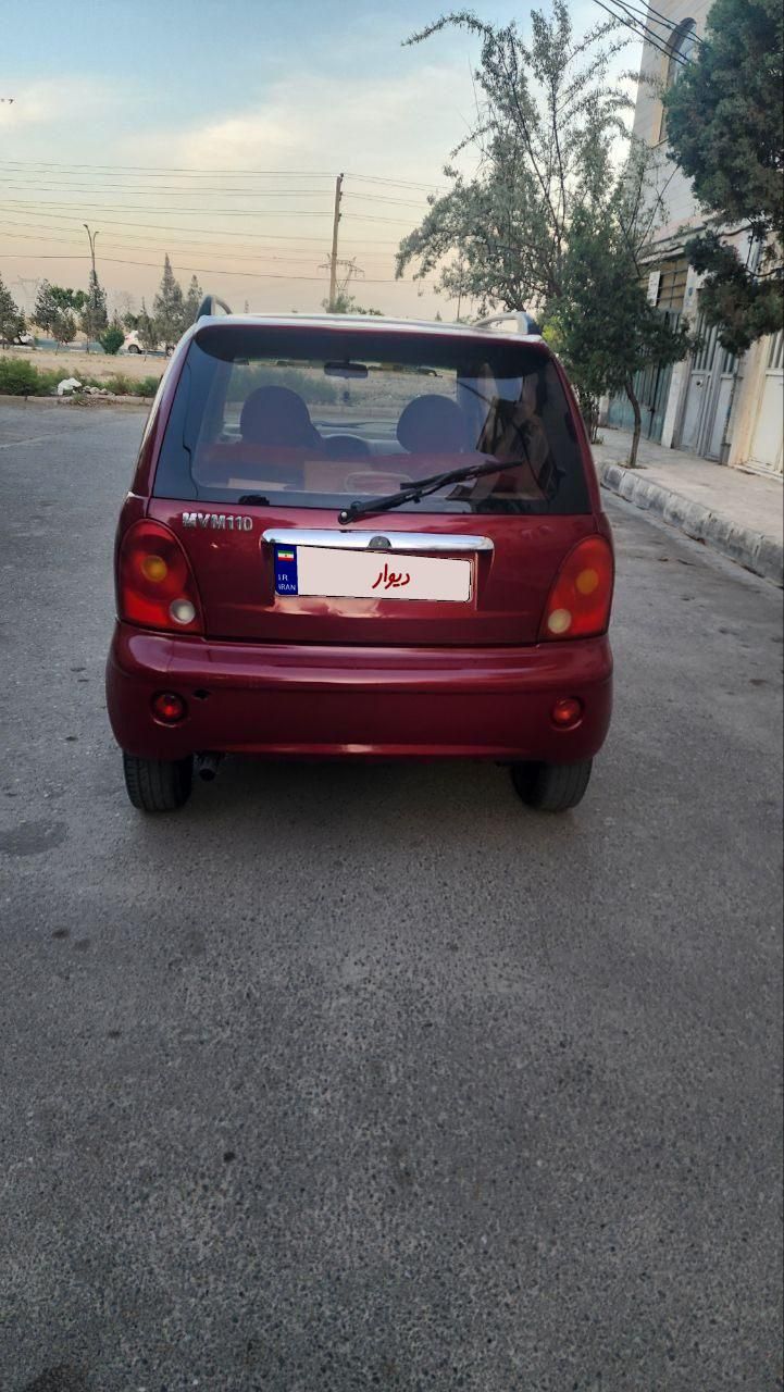 ام وی ام 110 چهار سیلندر دنده ای - 2012