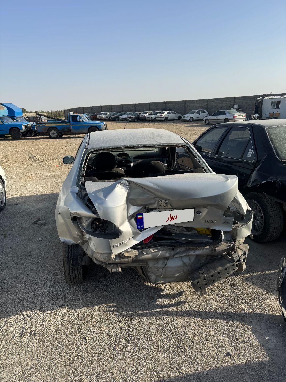 پژو ۲۰۶ صندوق دار v8 - 1386