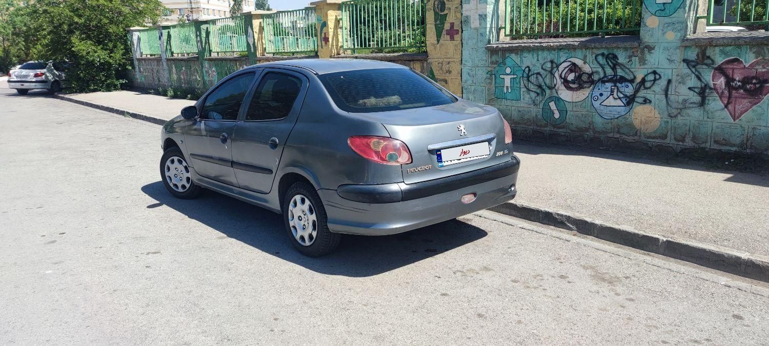 پژو ۲۰۶ صندوق دار v8 - 1389
