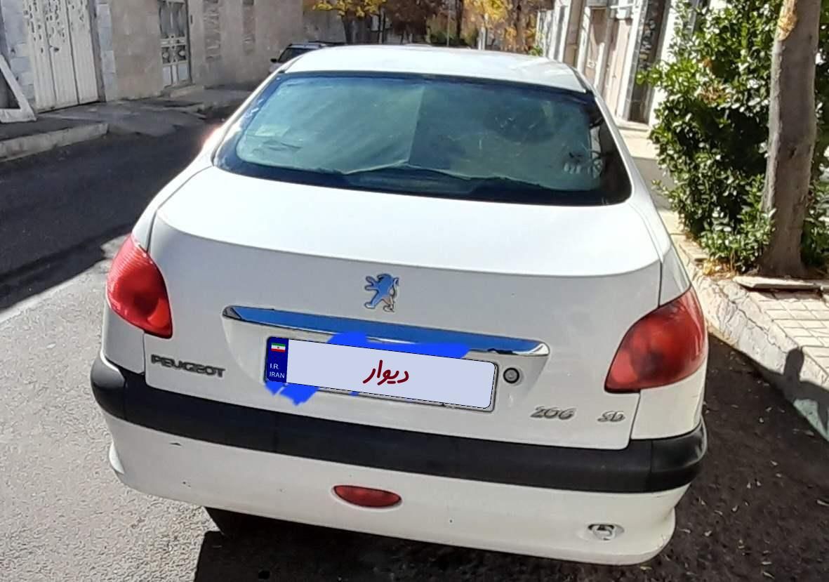 پژو ۲۰۶ صندوق دار v10 - 1387