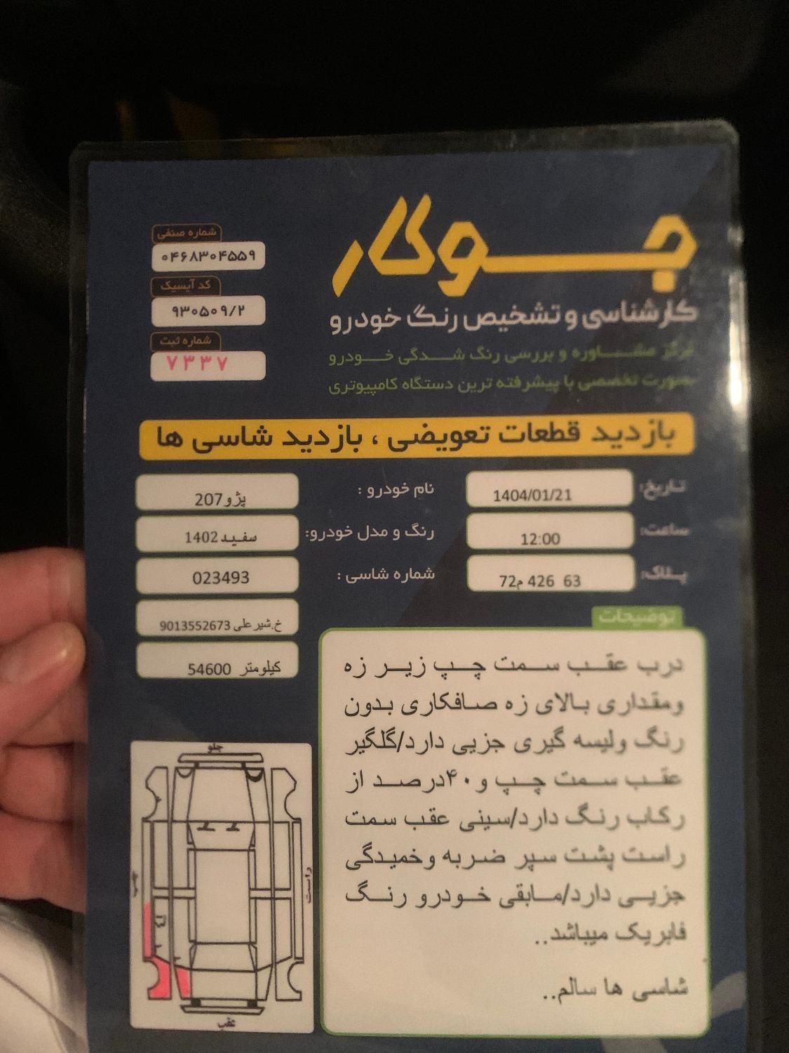 پژو 207 دنده‌ای TU3 - 1402
