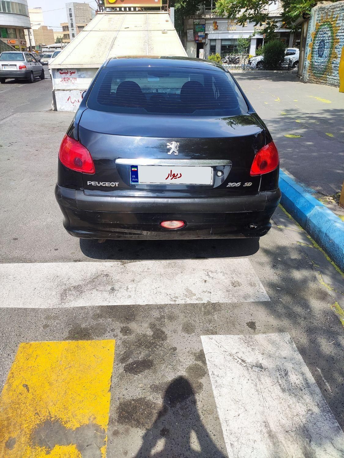 پژو ۲۰۶ صندوق دار v8 - 1389