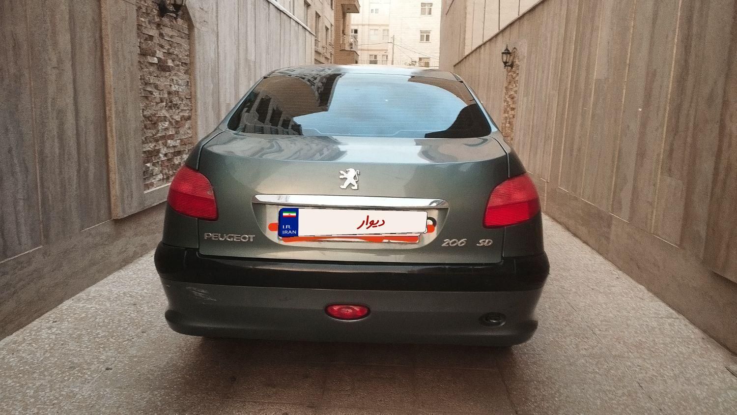 پژو ۲۰۶ صندوق دار v2 - 1387