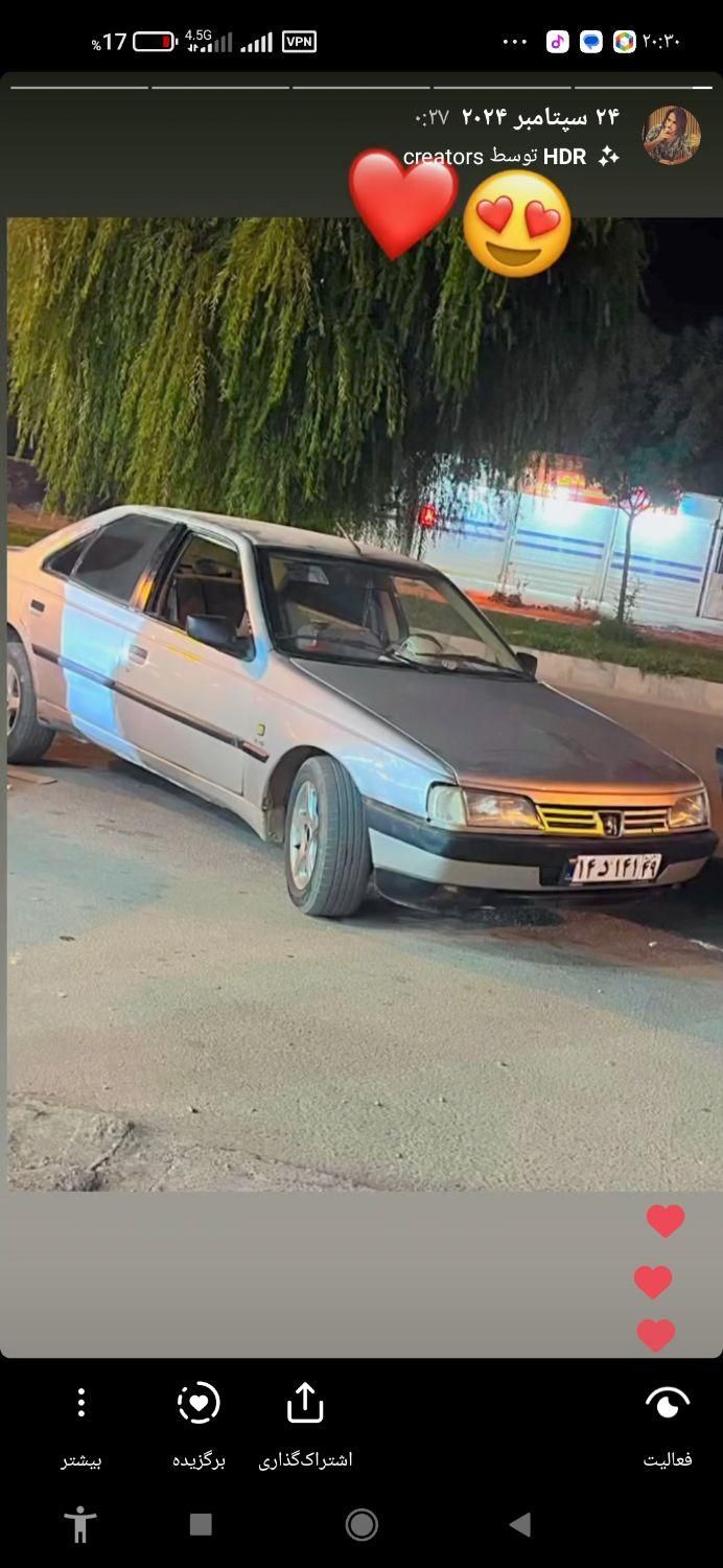 پژو 405 GL - دوگانه سوز CNG - 1373