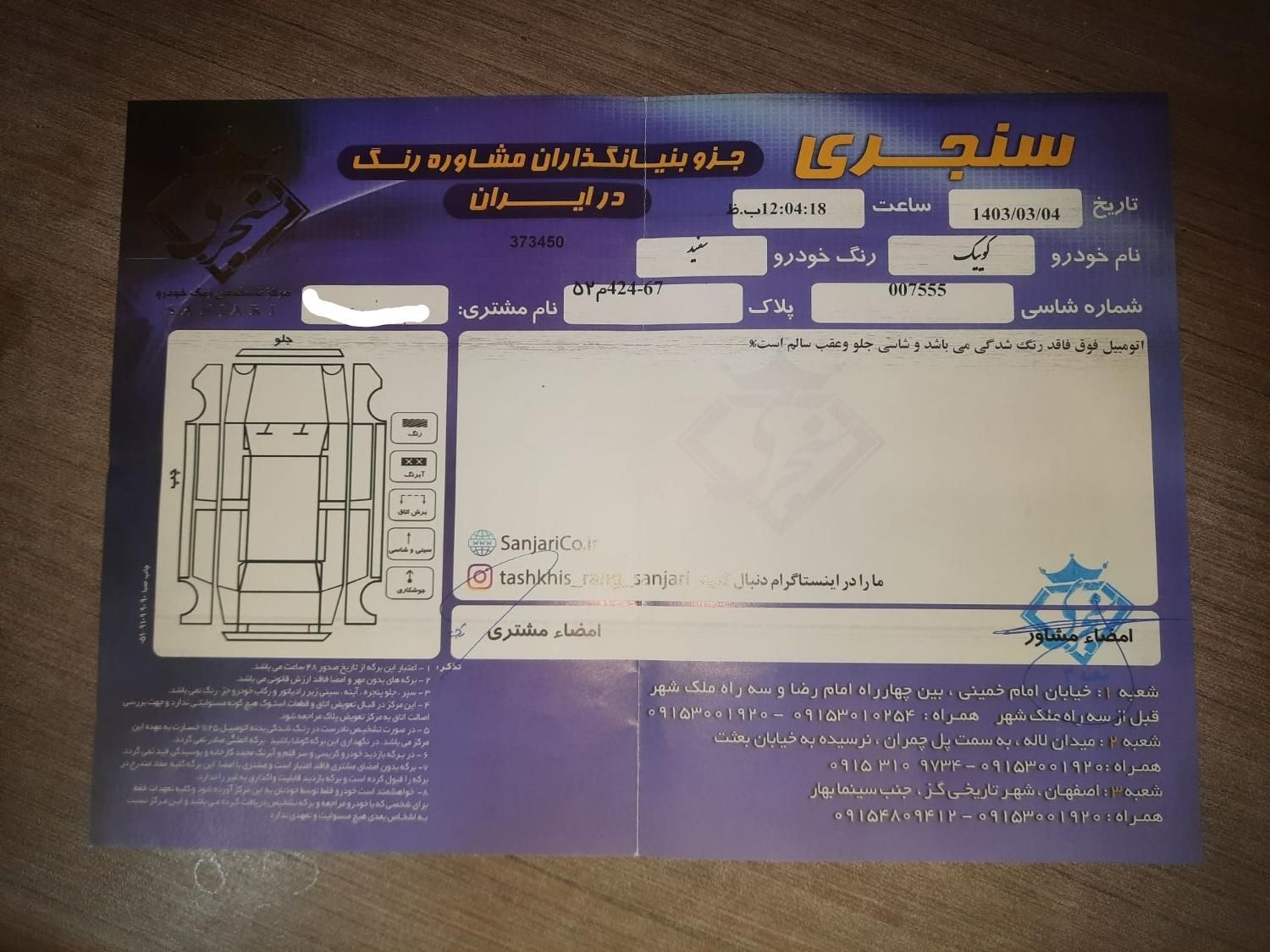 کوییک S پایه - 1401