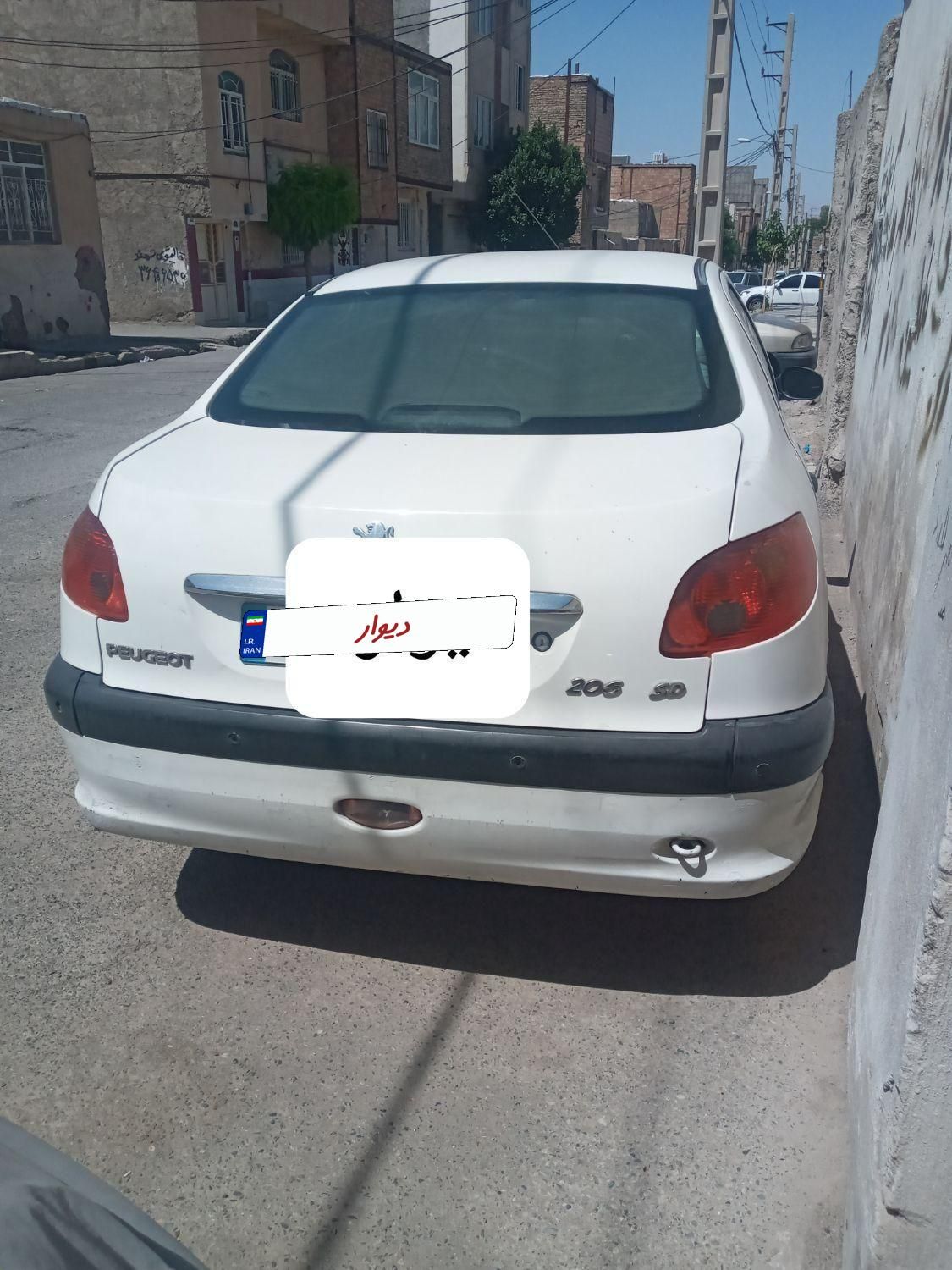 پژو ۲۰۶ صندوق دار v20 - 1389