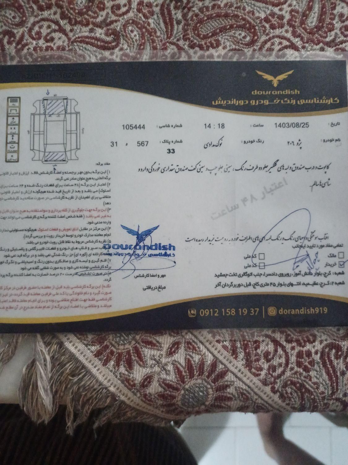 پژو 206 تیپ 2 - 1389