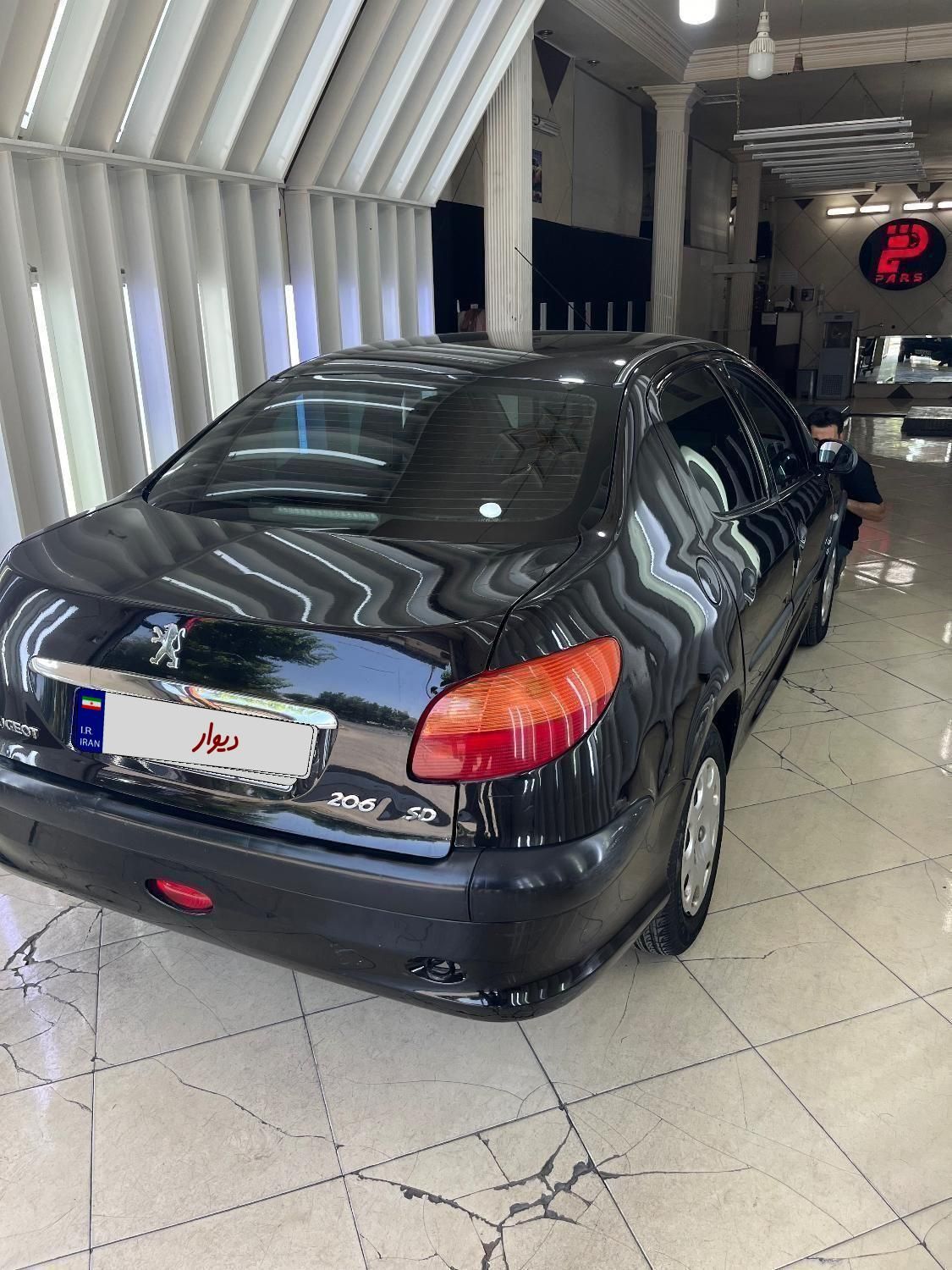 پژو ۲۰۶ صندوق دار v8 - 1388