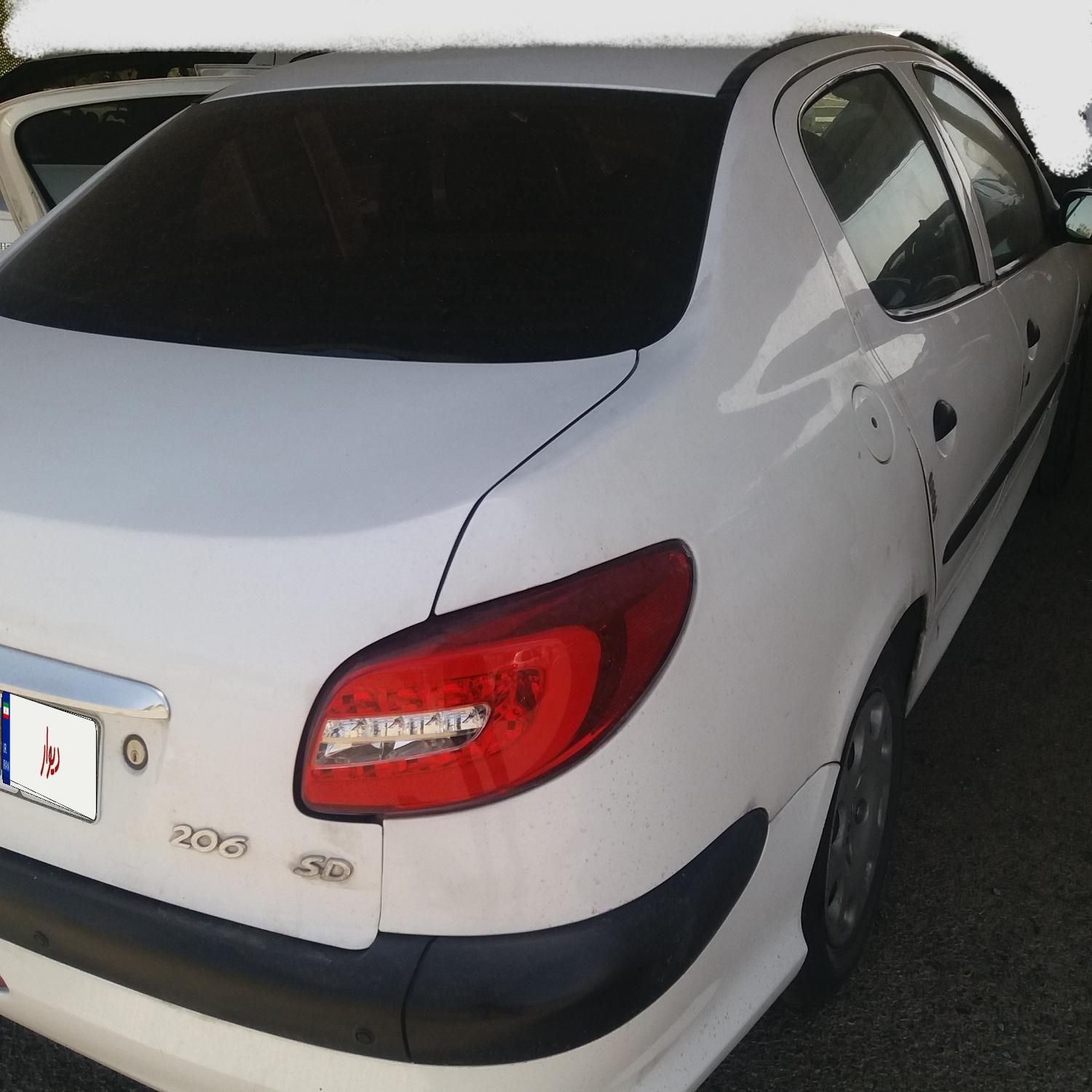 پژو ۲۰۶ صندوق دار v20 - 1386