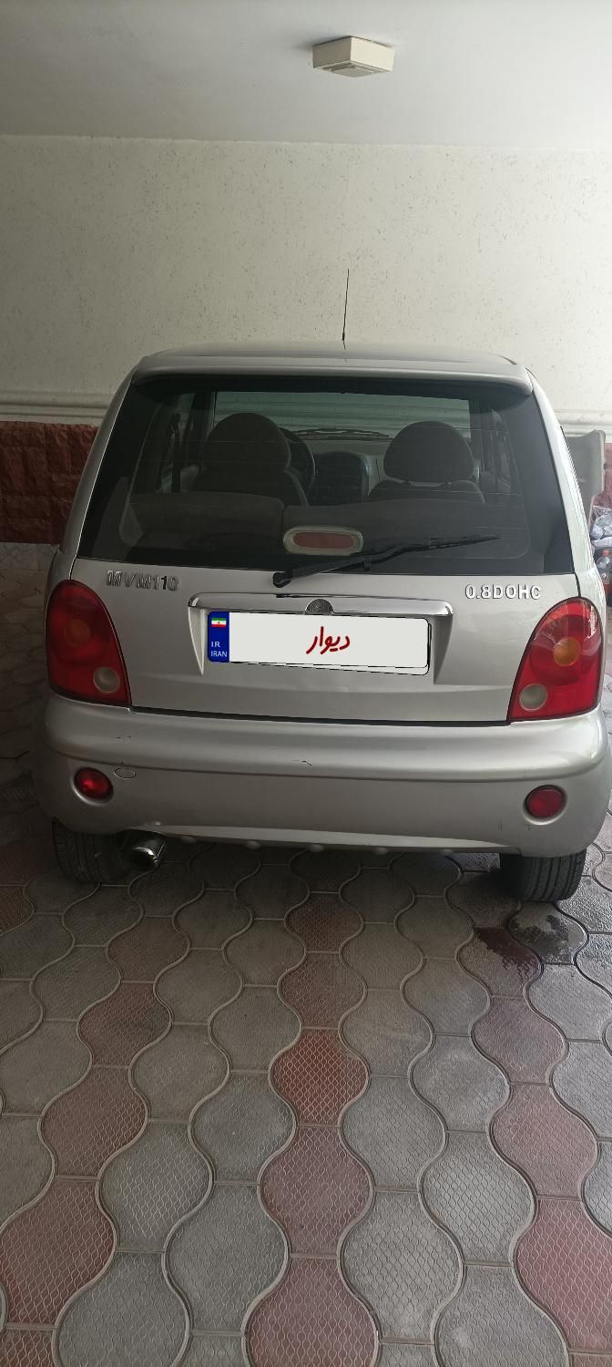 ام وی ام 110 چهار سیلندر دنده ای - 2012