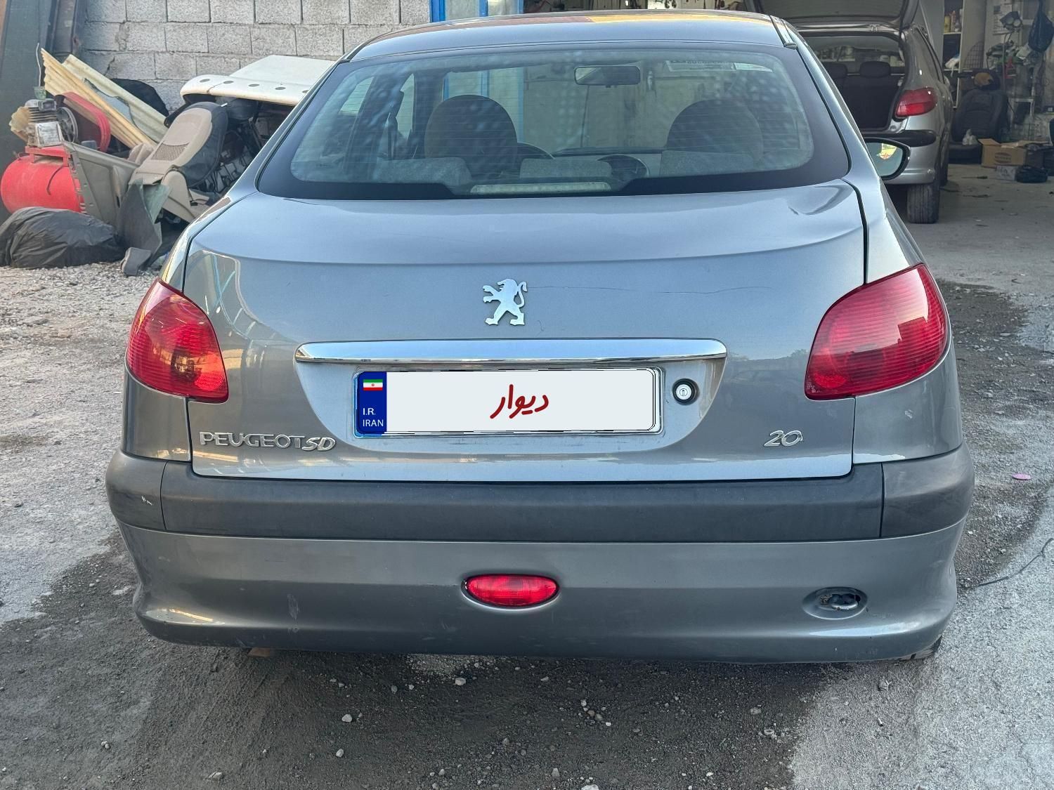 پژو ۲۰۶ صندوق دار v20 - 1388