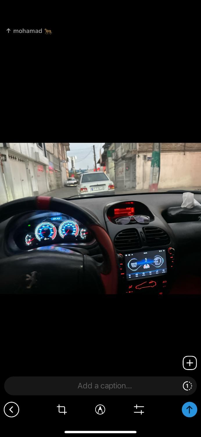 پژو ۲۰۶ صندوق دار v8 - 1395