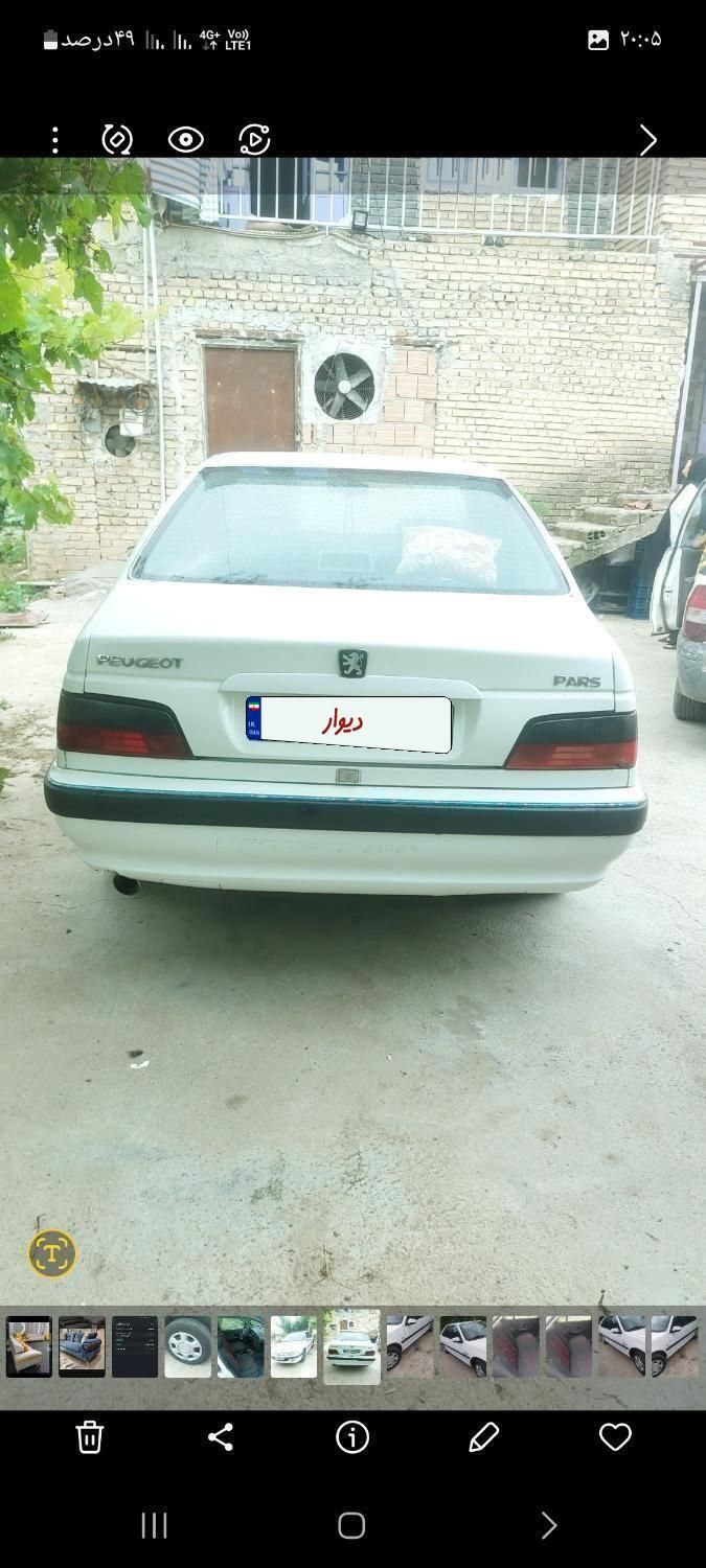 پژو پارس دوگانه سوز - 1391