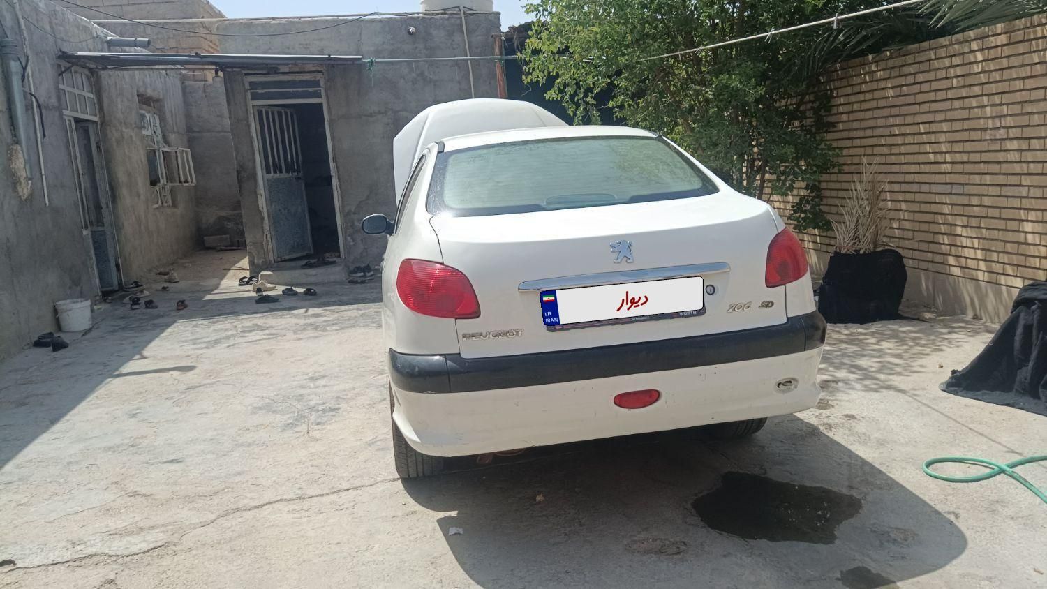 پژو ۲۰۶ صندوق دار v6 - 1389