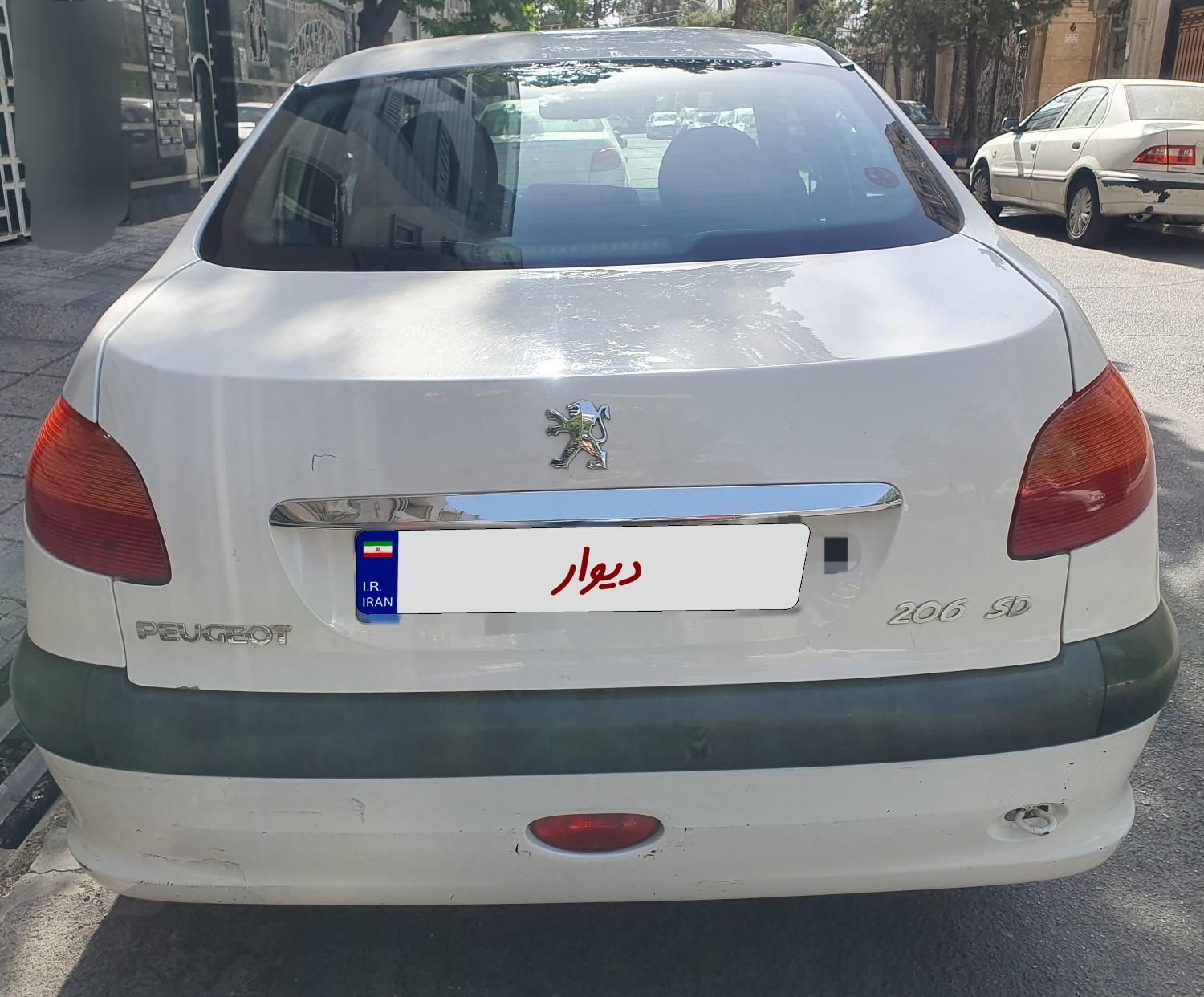 پژو ۲۰۶ صندوق دار v8 - 1387