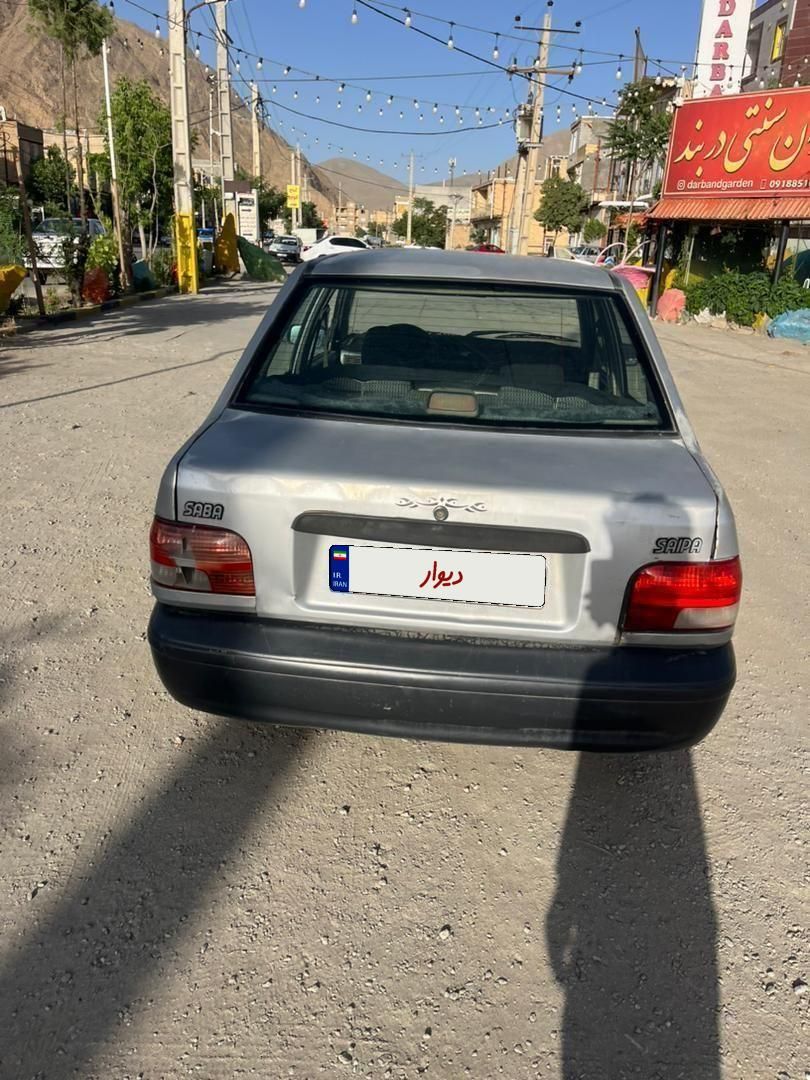 پراید صبا بنزینی - 1386