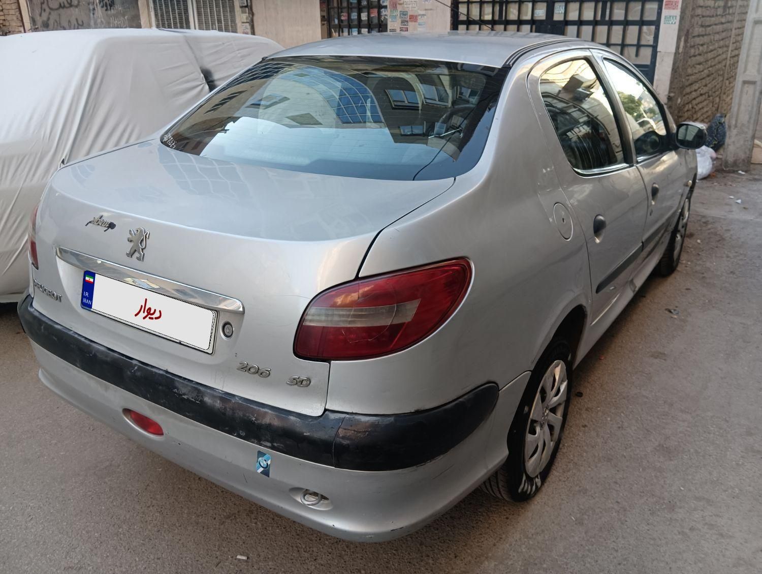 پژو ۲۰۶ صندوق دار v9 - 1388