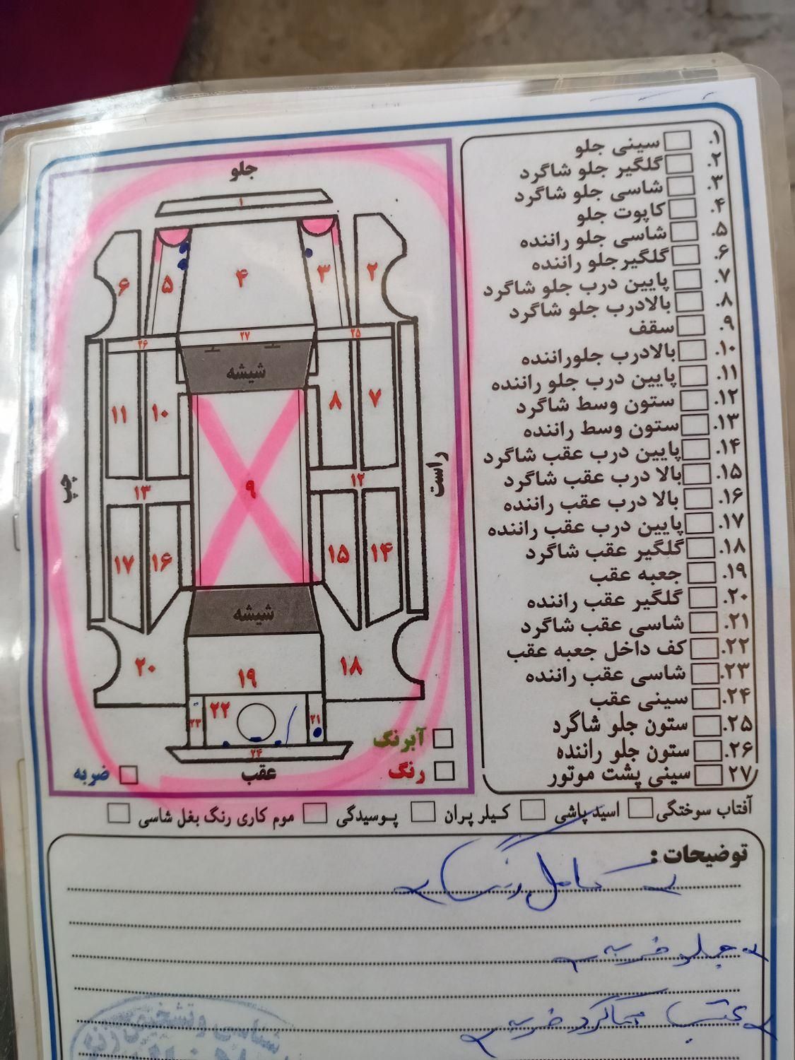 پژو پارس XU7ساده - 1384