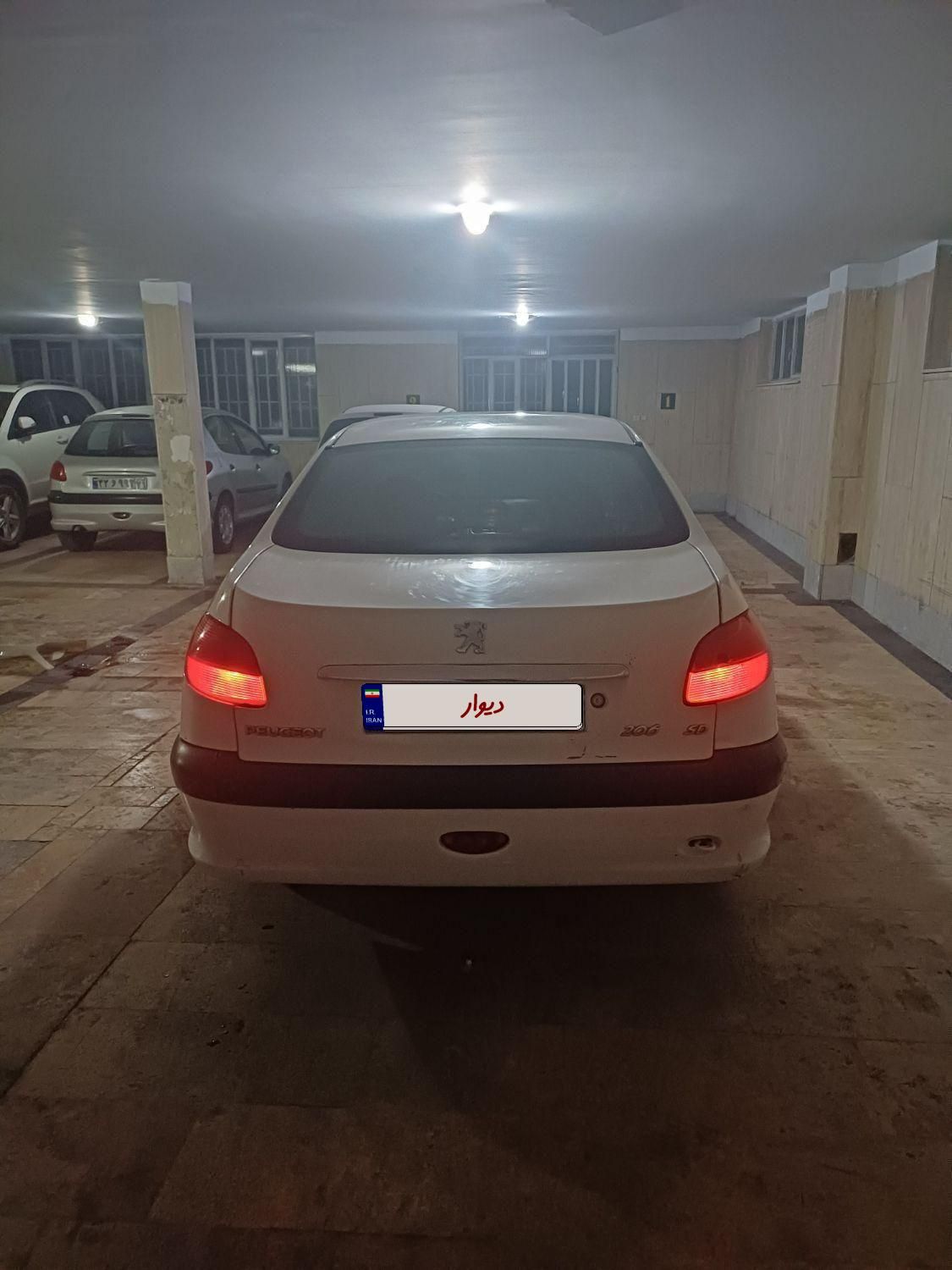 پژو ۲۰۶ صندوق دار v2 - 1387