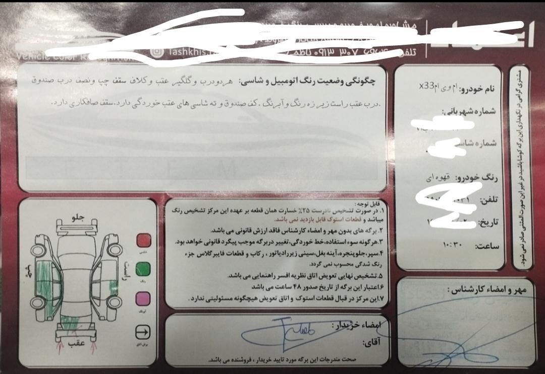 ام وی ام X33 دنده‌ای ساده - 2012