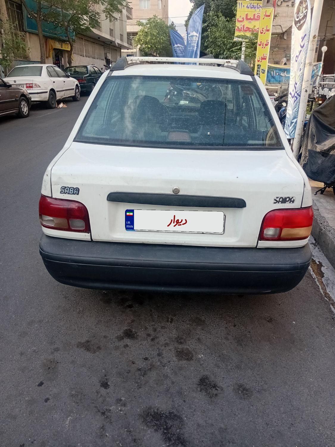 پراید صبا بنزینی - 1386