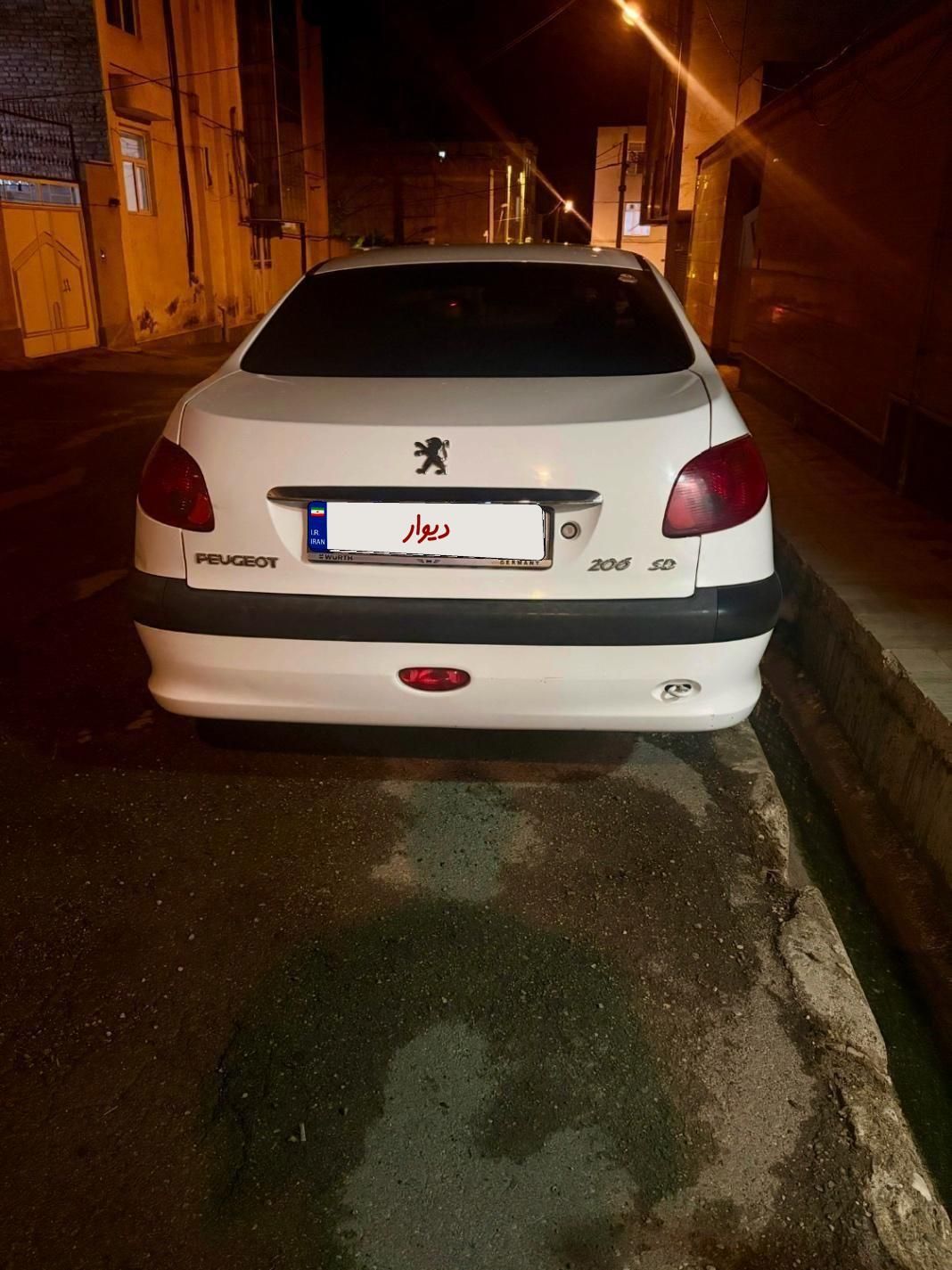 پژو ۲۰۶ صندوق دار v8 - 1399