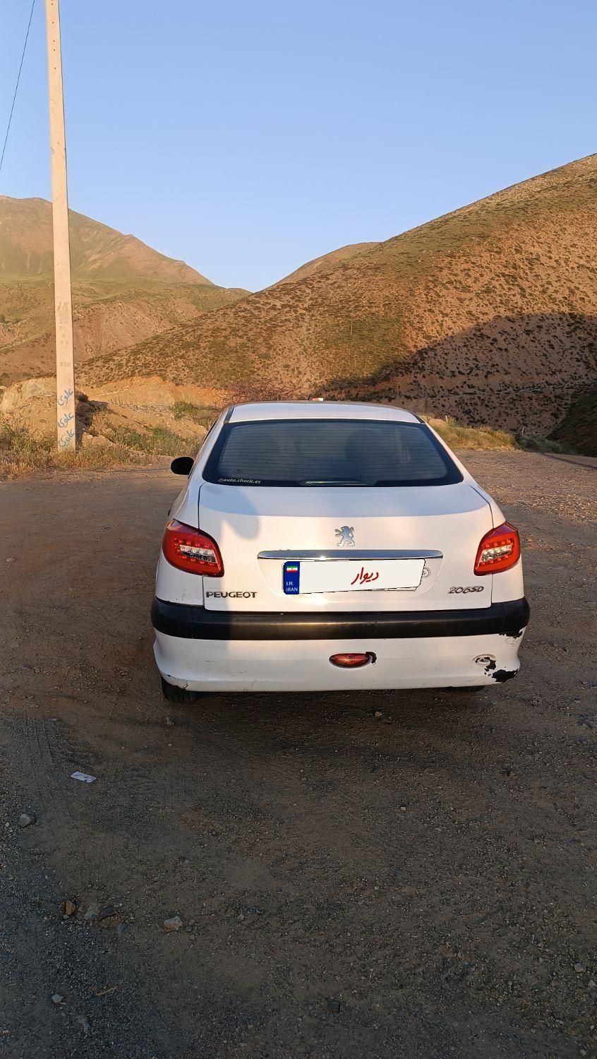 پژو ۲۰۶ صندوق دار v20 - 1390