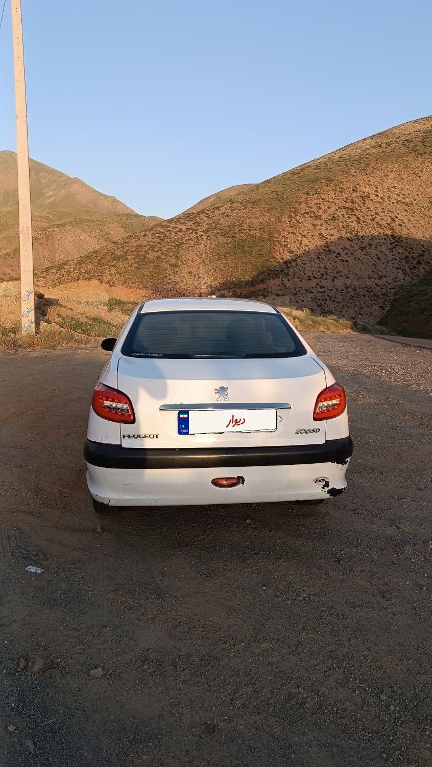 پژو ۲۰۶ صندوق دار v20 - 1390