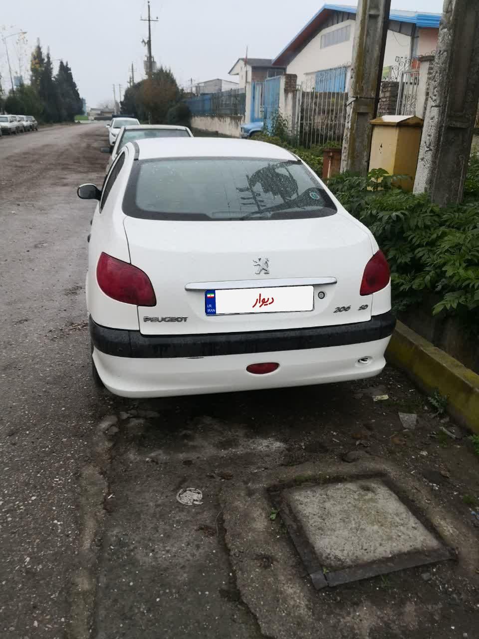 پژو ۲۰۶ صندوق دار v8 - 1388