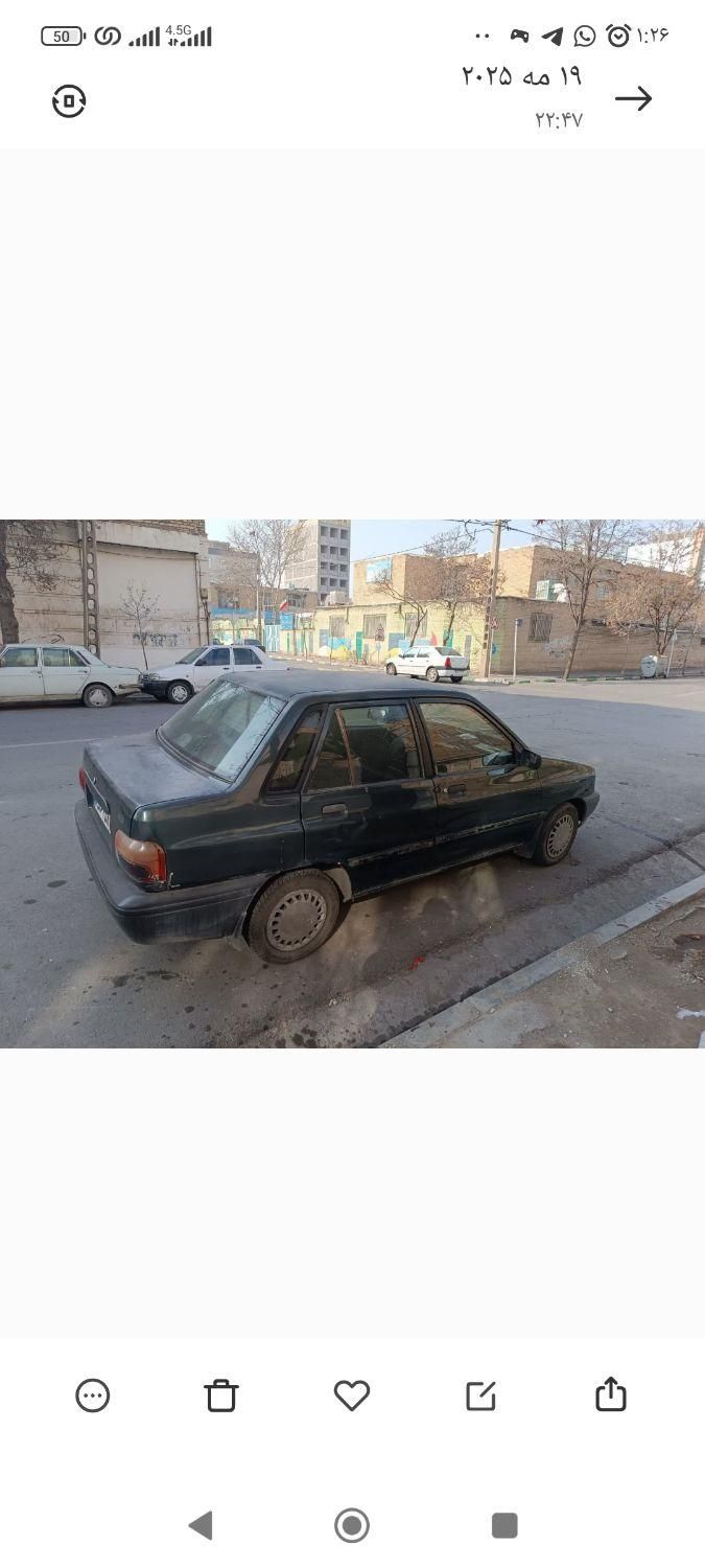 پراید صبا بنزینی - 1381