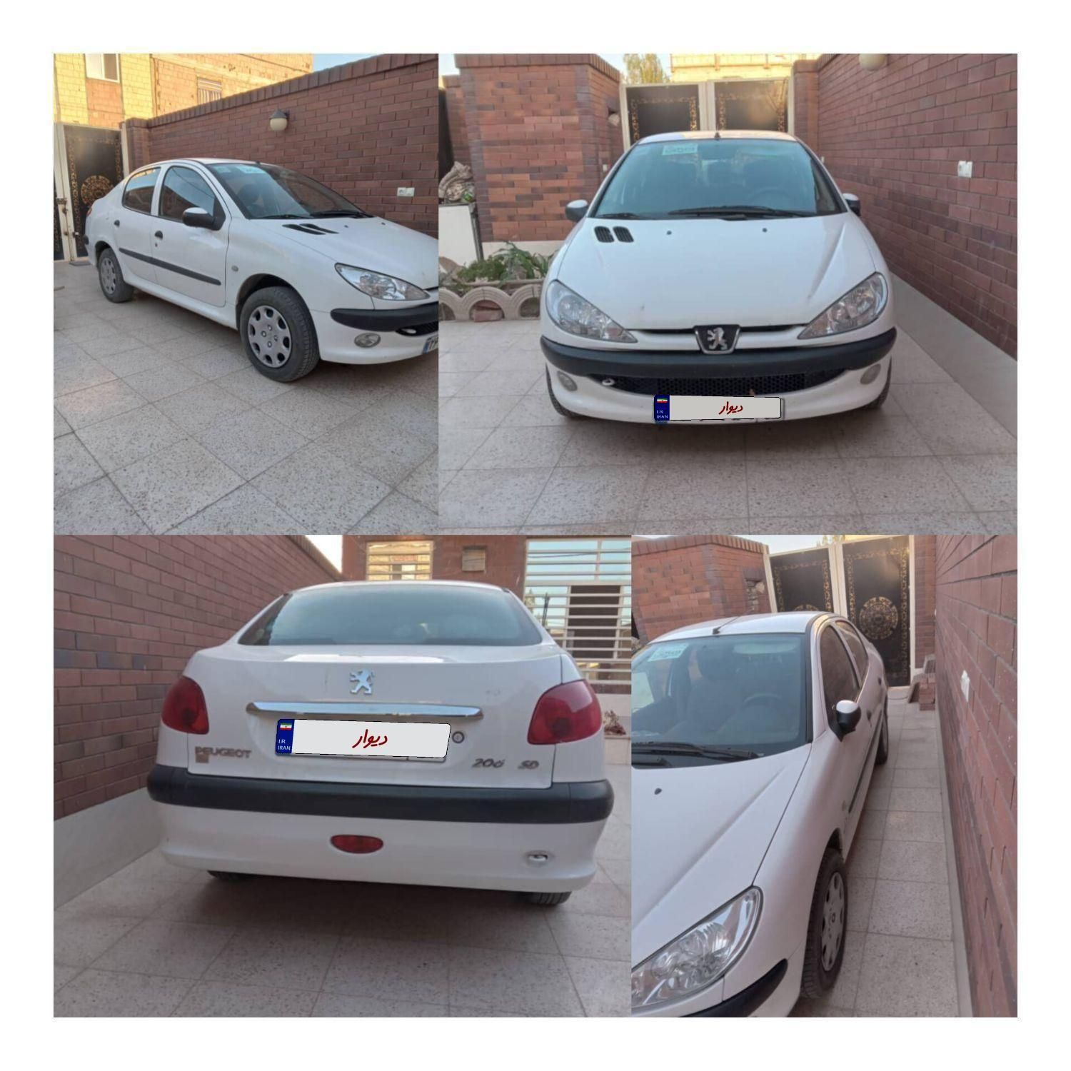 پژو ۲۰۶ صندوق دار v8 - 1399