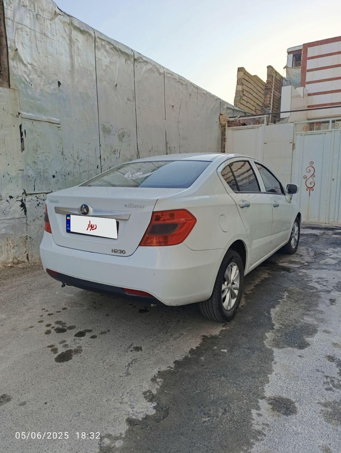 برلیانس H230 دنده‌ای - 2018