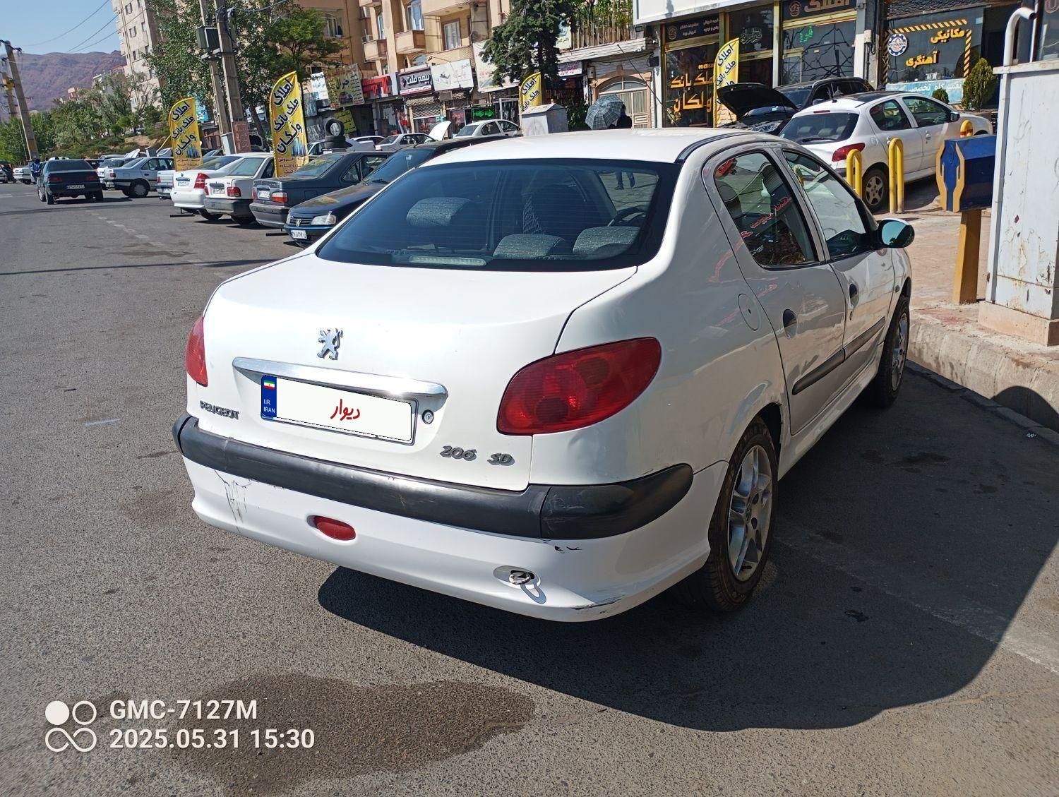 پژو ۲۰۶ صندوق دار v1 - 1389