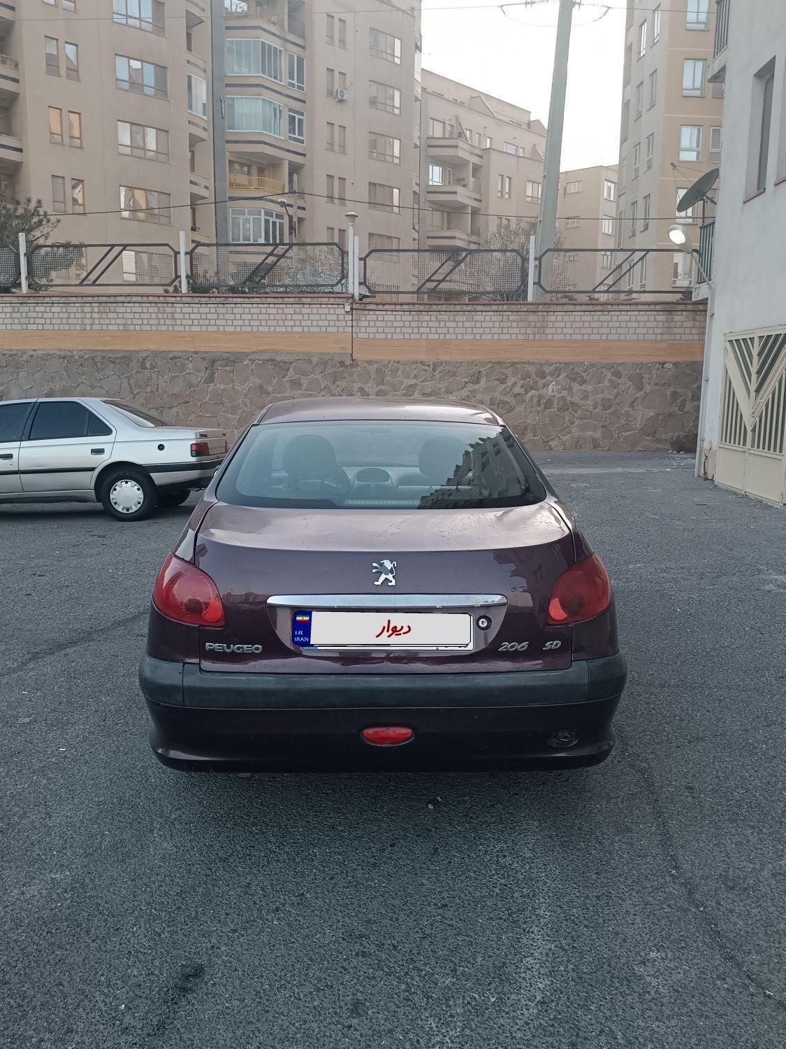 پژو ۲۰۶ صندوق دار v2 - 1388