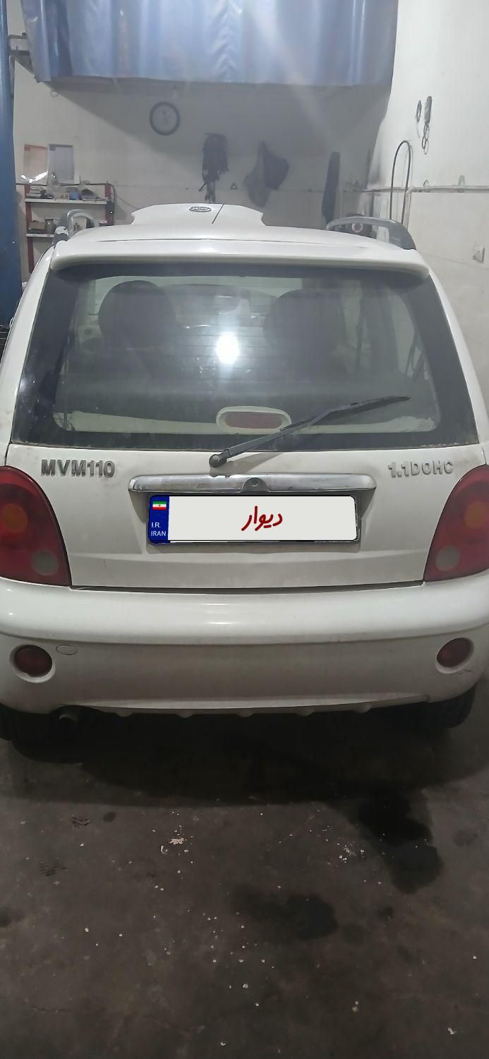 ام وی ام 110 چهار سیلندر دنده ای - 2012