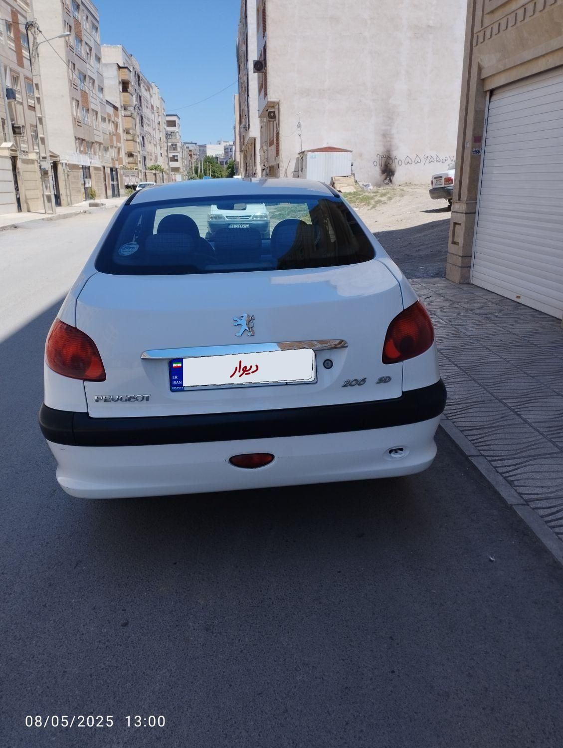 پژو ۲۰۶ صندوق دار v8 - 1397