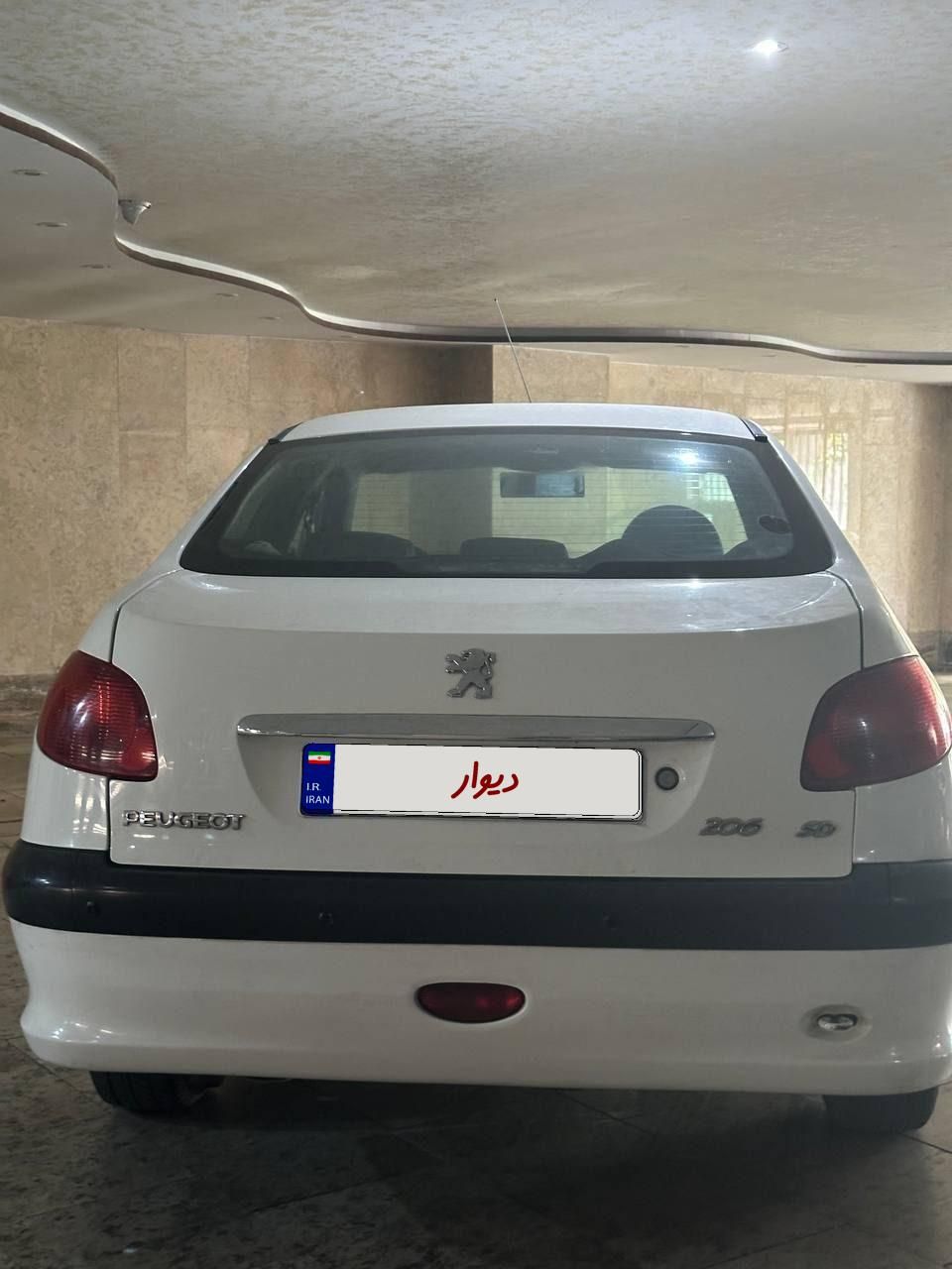 پژو ۲۰۶ صندوق دار v20 - 1388