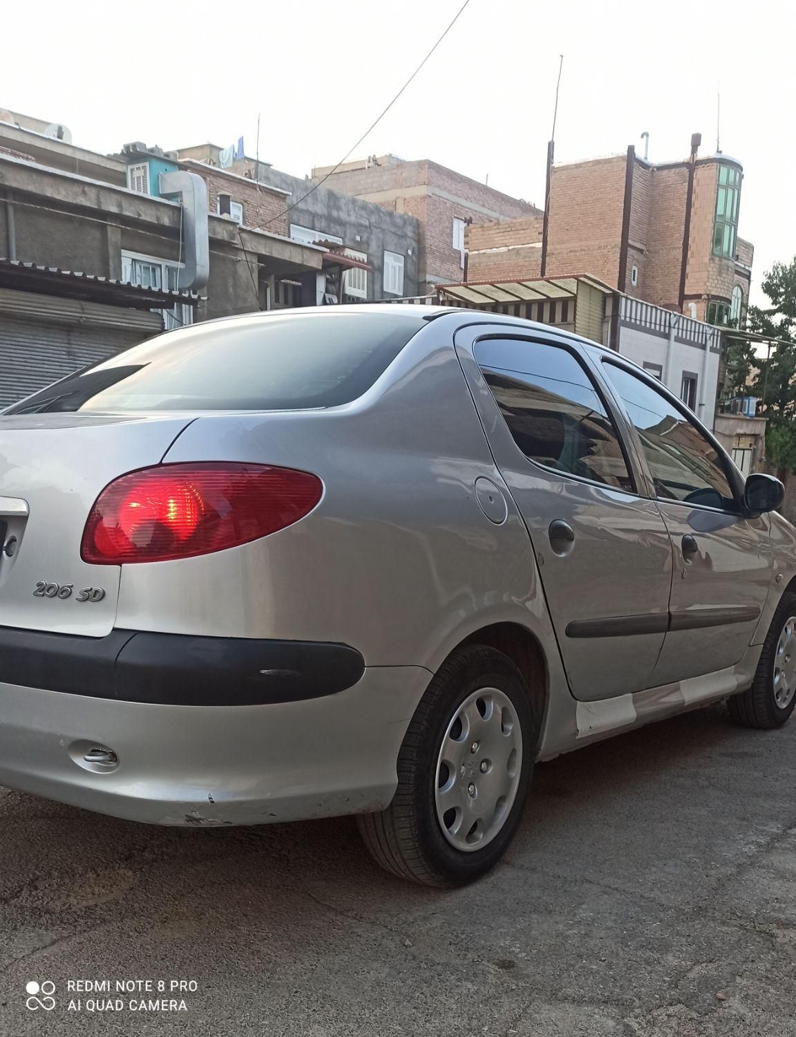 پژو ۲۰۶ صندوق دار v8 - 1386
