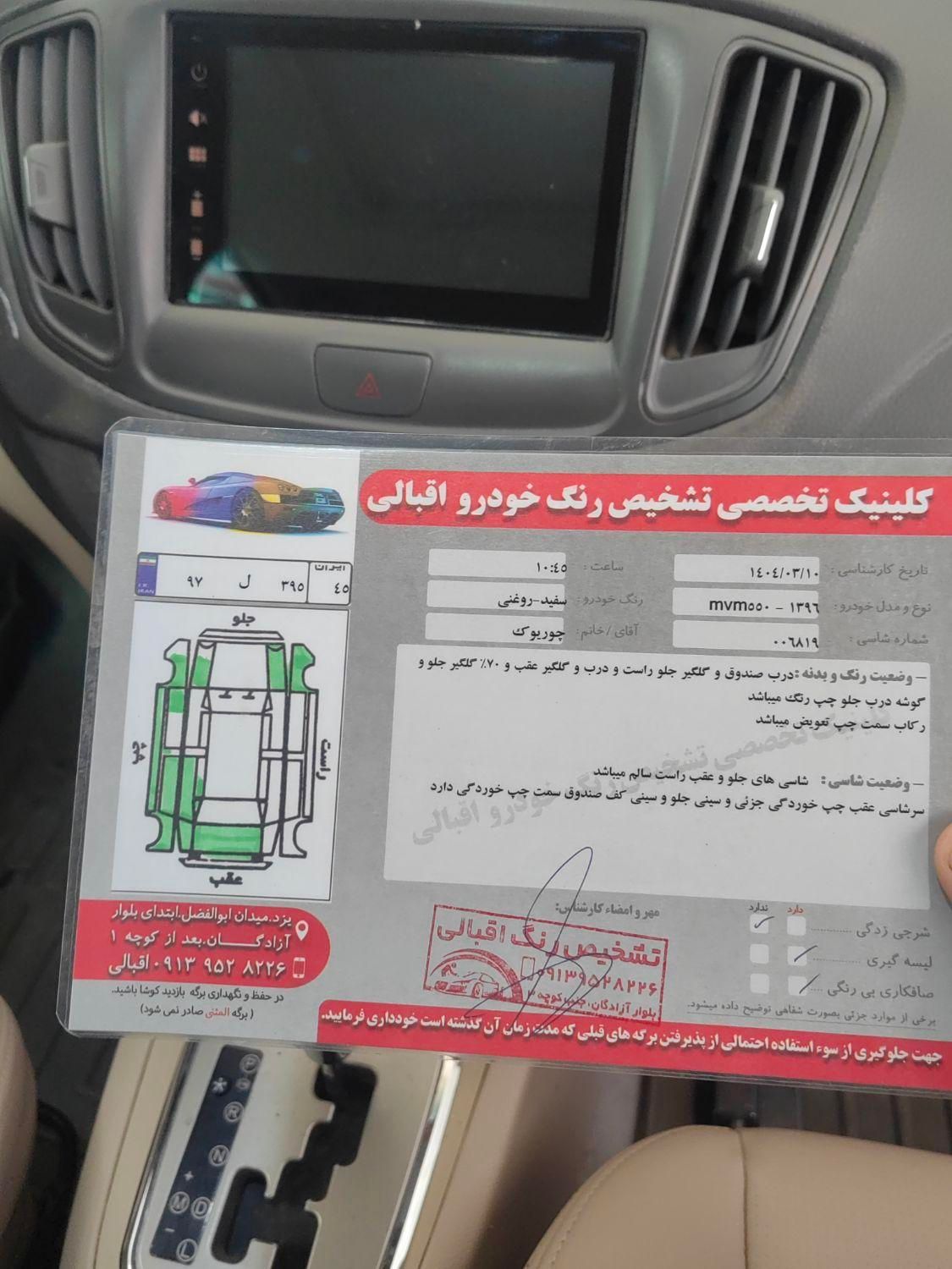 ام وی ام 550 اتوماتیک - 2017