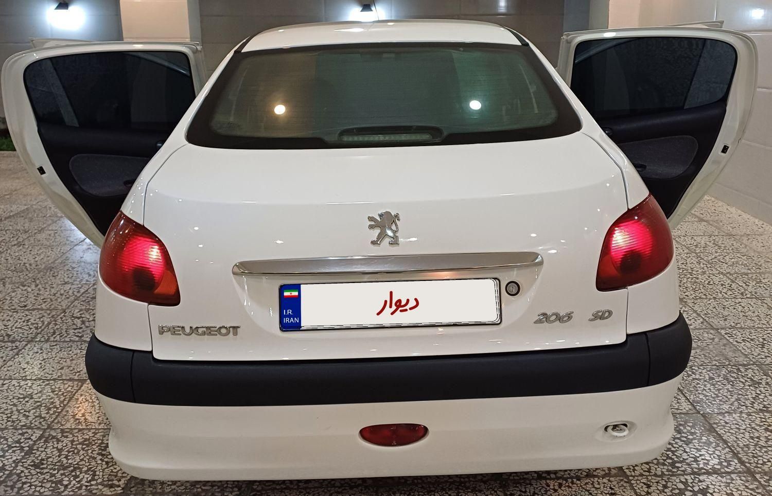 پژو ۲۰۶ صندوق دار v8 - 1387