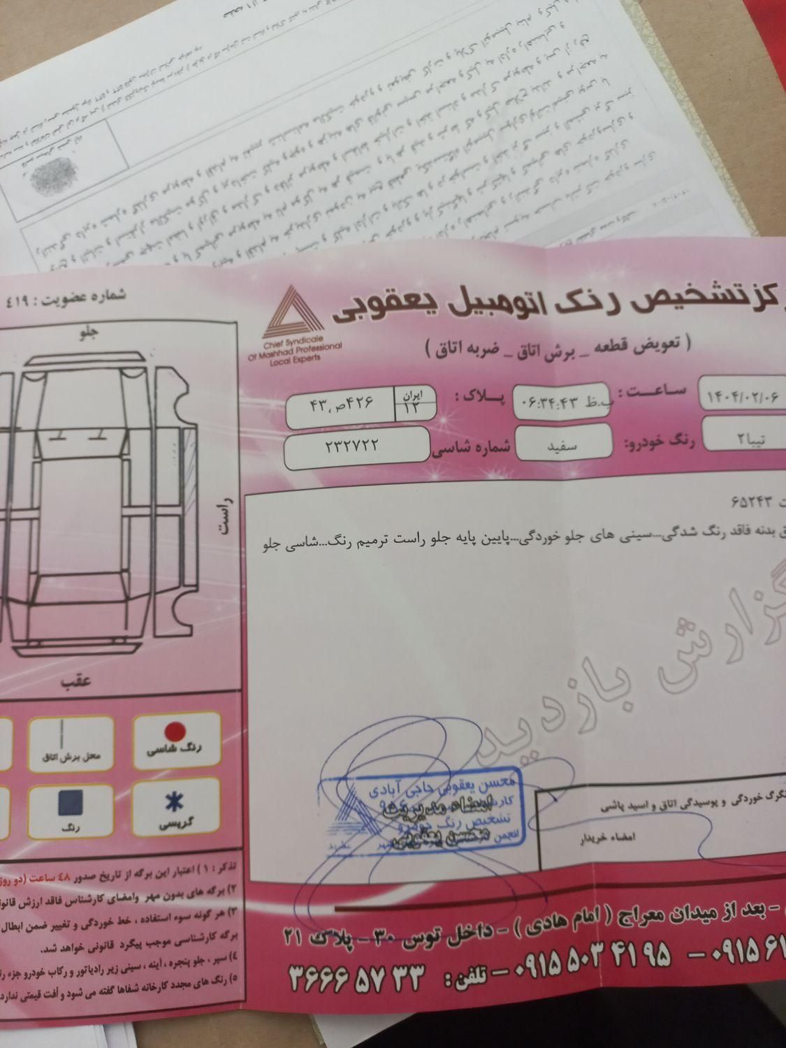 تیبا 2 EX رینگ آلومینیومی - 1398