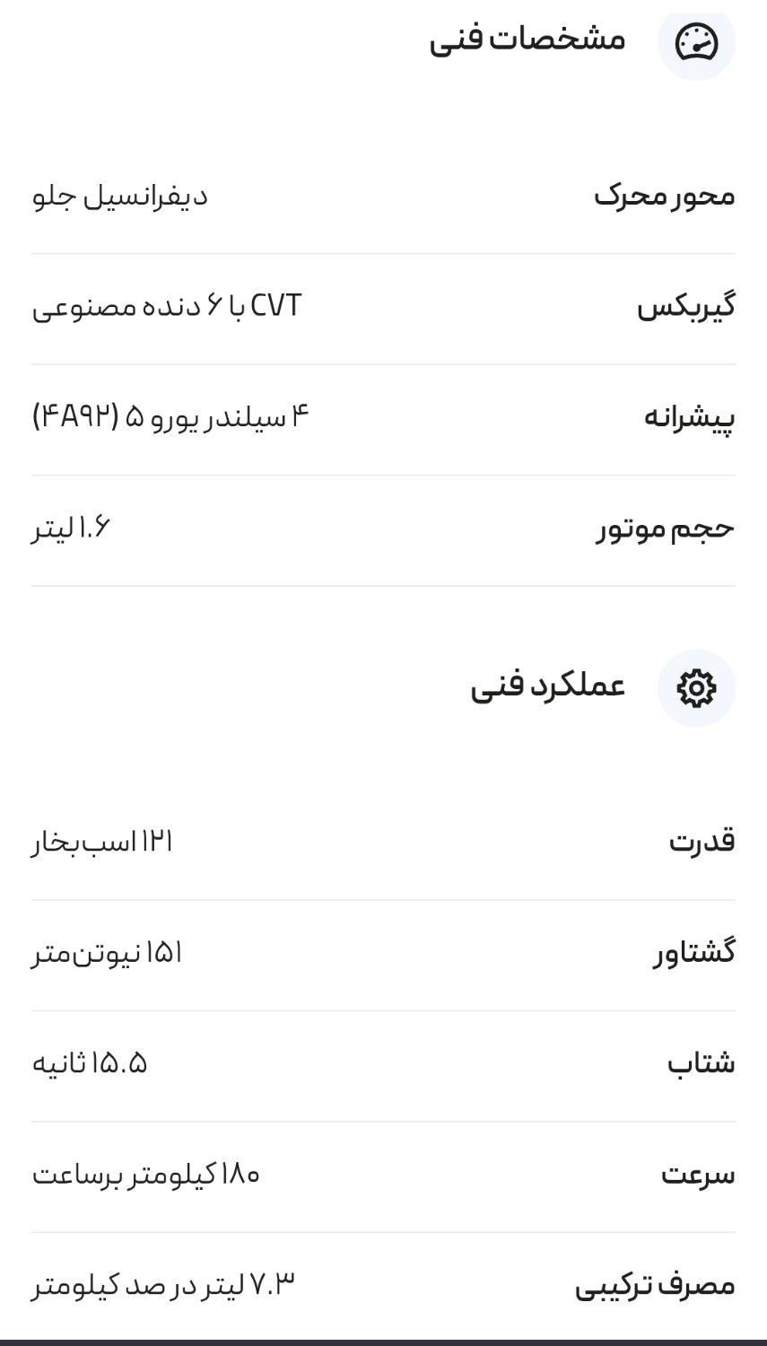 فردا SX5 اتوماتیک - 2025