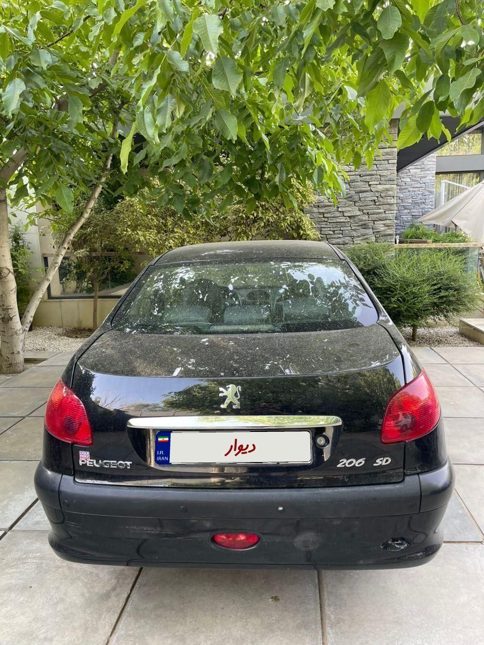 پژو ۲۰۶ صندوق دار v8 - 1388